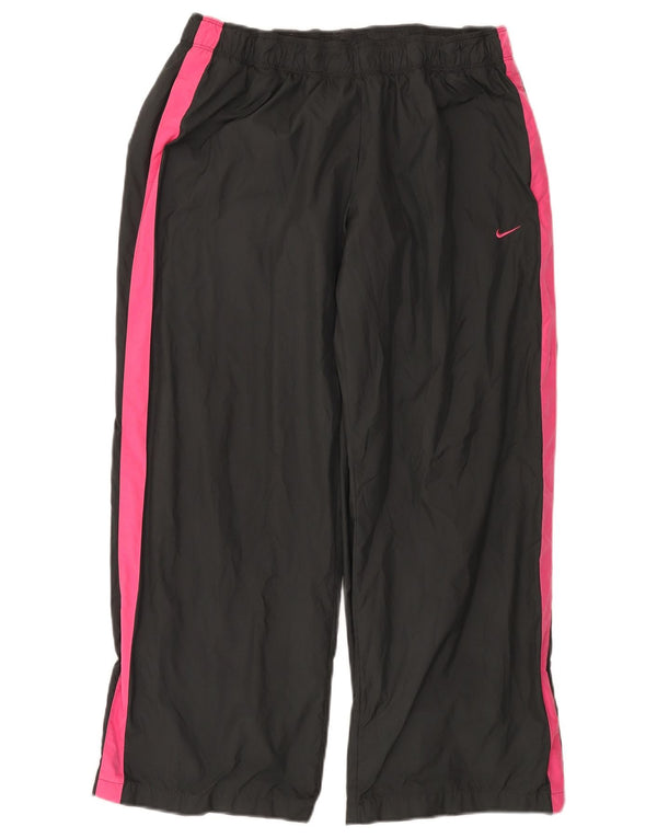 Damskie spodnie dresowe Nike Crop UK 18 XL Szary poliester z blokami kolorów