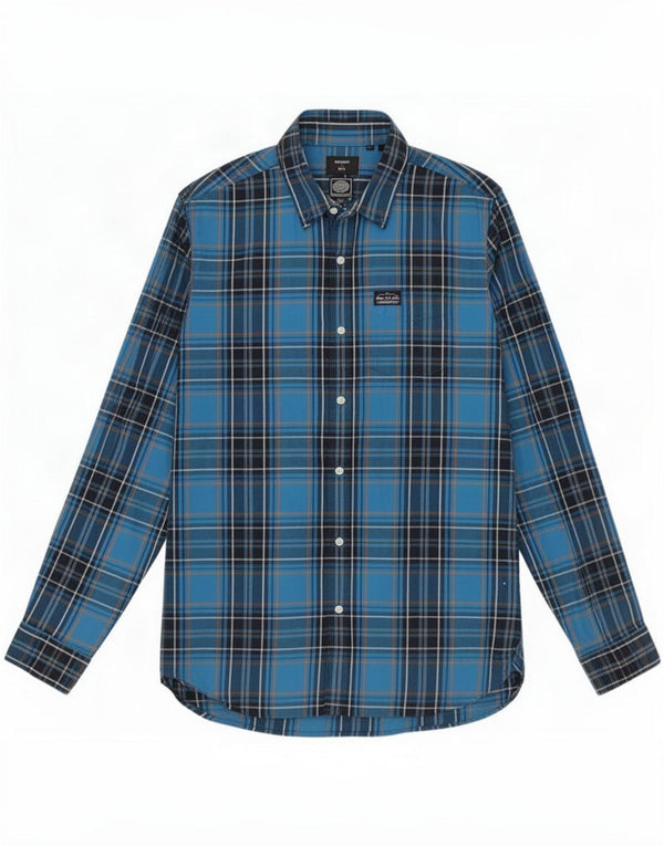 Superdry muška flanelska košulja Large Blue Plaid