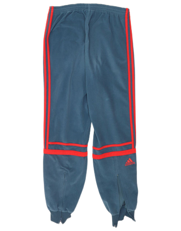 Adidas Mädchen Velours-Trainingshose, Jogger, 15–16 Jahre, blaues Polyester