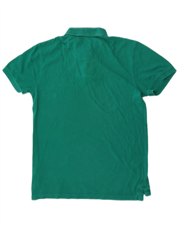 Besætningstøj Herre poloshirt Medium grøn bomuld