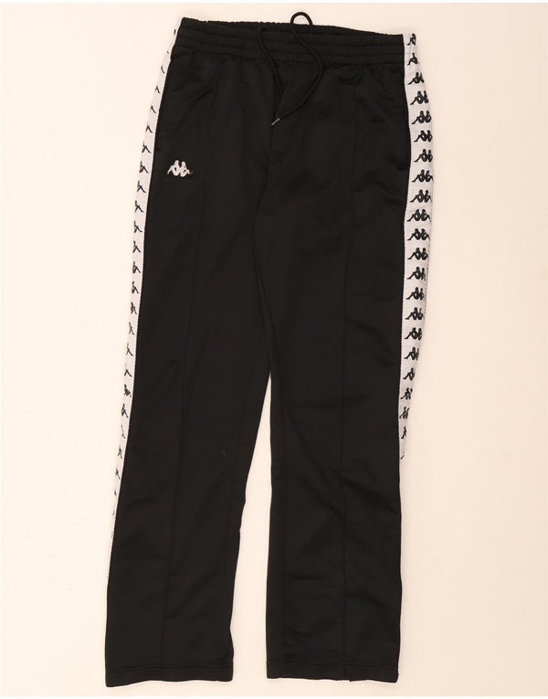 Kappa Pantalon de Survêtement Graphique Homme Large Noir Colourblock