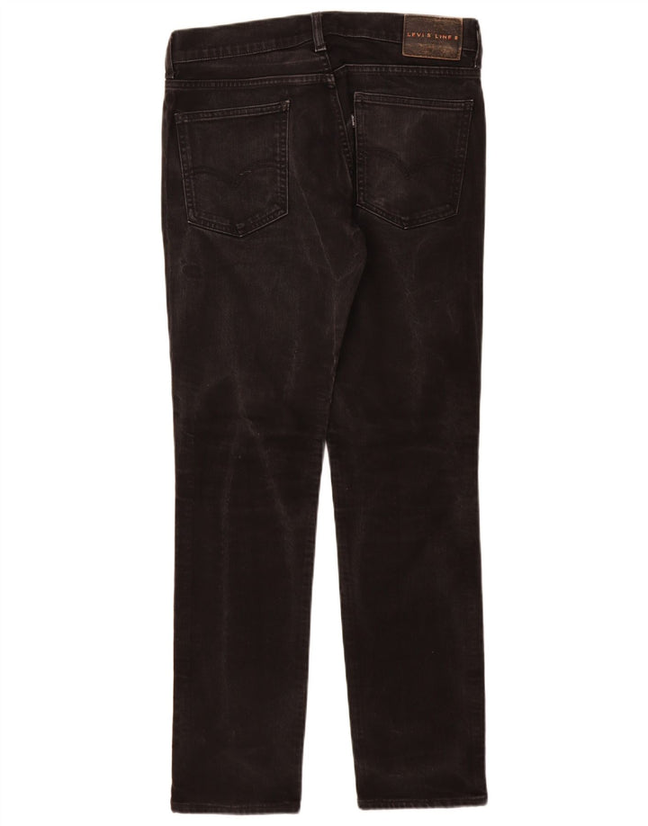 Levi's Womens Line 8 Slim Jeans W30 L32 Black Cotton