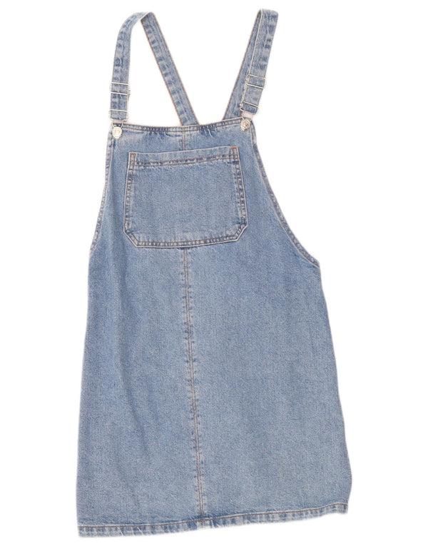 Rochie salopetă pentru femei Topshop UK 12, bumbac albastru mediu