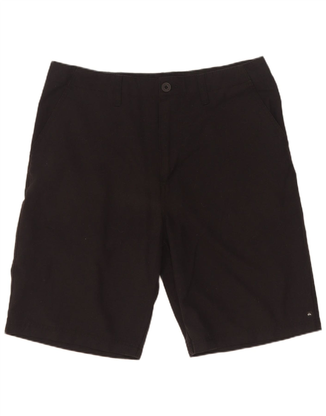 Quiksilver Mens Graphic Chino Shorts W34 Large Black Polyester