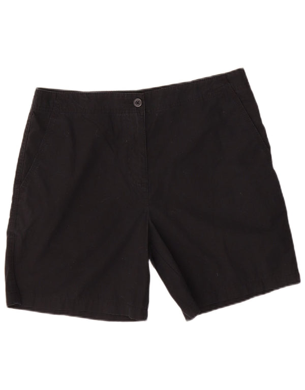 Marks & Spencer Γυναικείο σορτς casual UK 12 Medium W30 μαύρο βαμβακερό