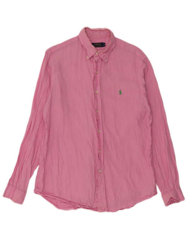Polo Ralph Lauren Chemise Homme Lin Rose Moyen