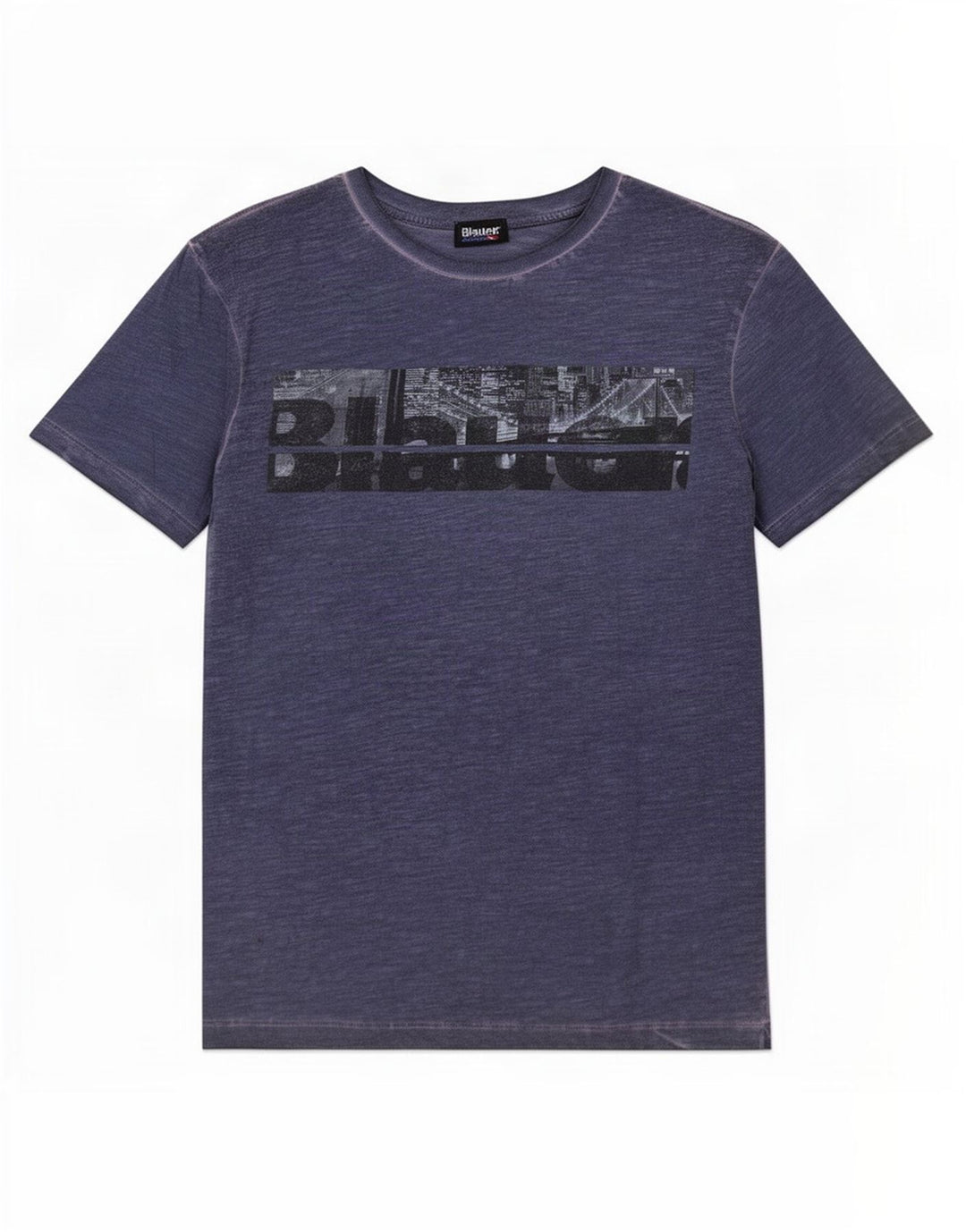 Blauer Hombre Camiseta Gráfica Top Medium Azul Marino