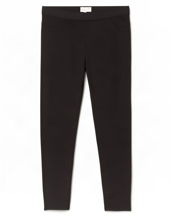 Marks & Spencer blugi jegging crop pentru femei UK 18 XL W36 L25 bumbac negru