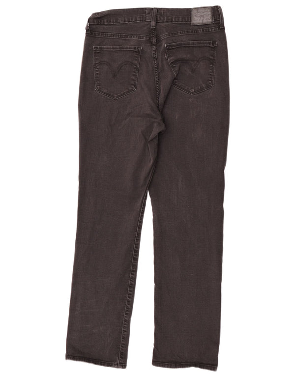 Levi's Womens Classic High Waist Straight Jeans US 10 Large W30 L30 Black