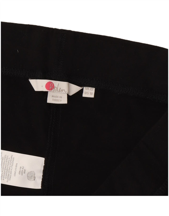 Marks & Spencer Womens Leggings UK 22 3XL Black Viscose