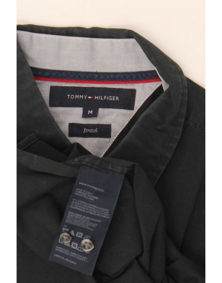 Tommy Hilfiger Herreskjorte Medium Sort Bomuld