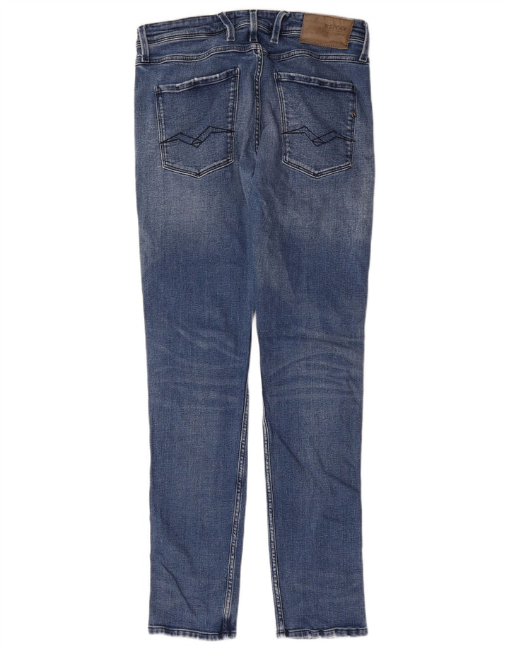 Replay Womens Slim Jeans W32 L32 Blue