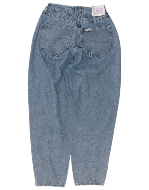 Jeans larghi da donna LEE By H&M a vita alta US 8 medi W32 L25 blu