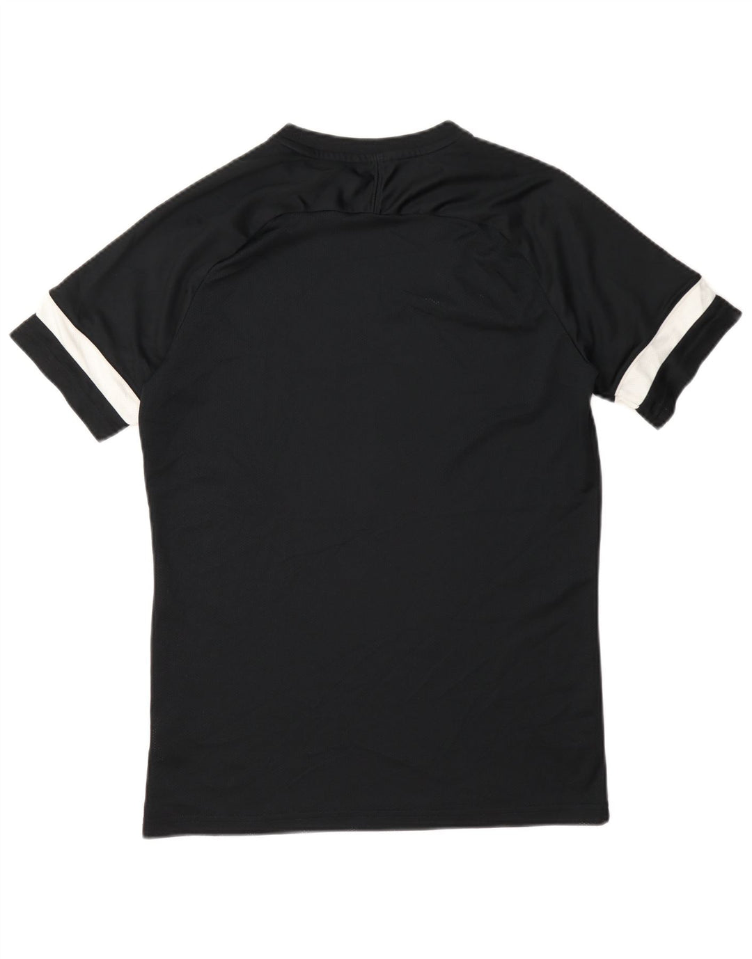 Camiseta masculina Nike Dri Fit Top médio preto colorblock poliéster