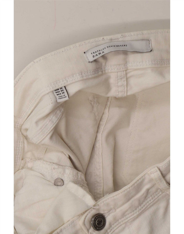 Zara Womens Slim Jeans EU 36 XS W27 L27 White