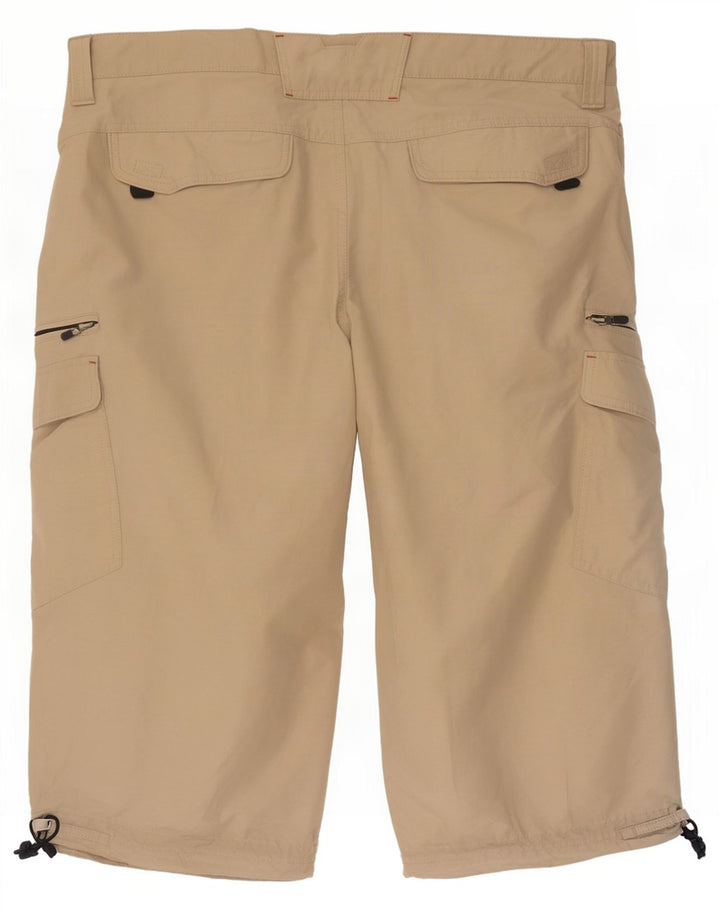 Marks & Spencer Herre Cargo Bermuda Shorts W40 XL Beige Bomuld