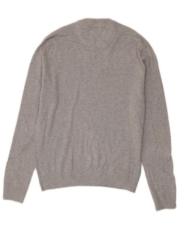 Jack Wills Mens Crew Neck Jumper Sweater Medium Grey