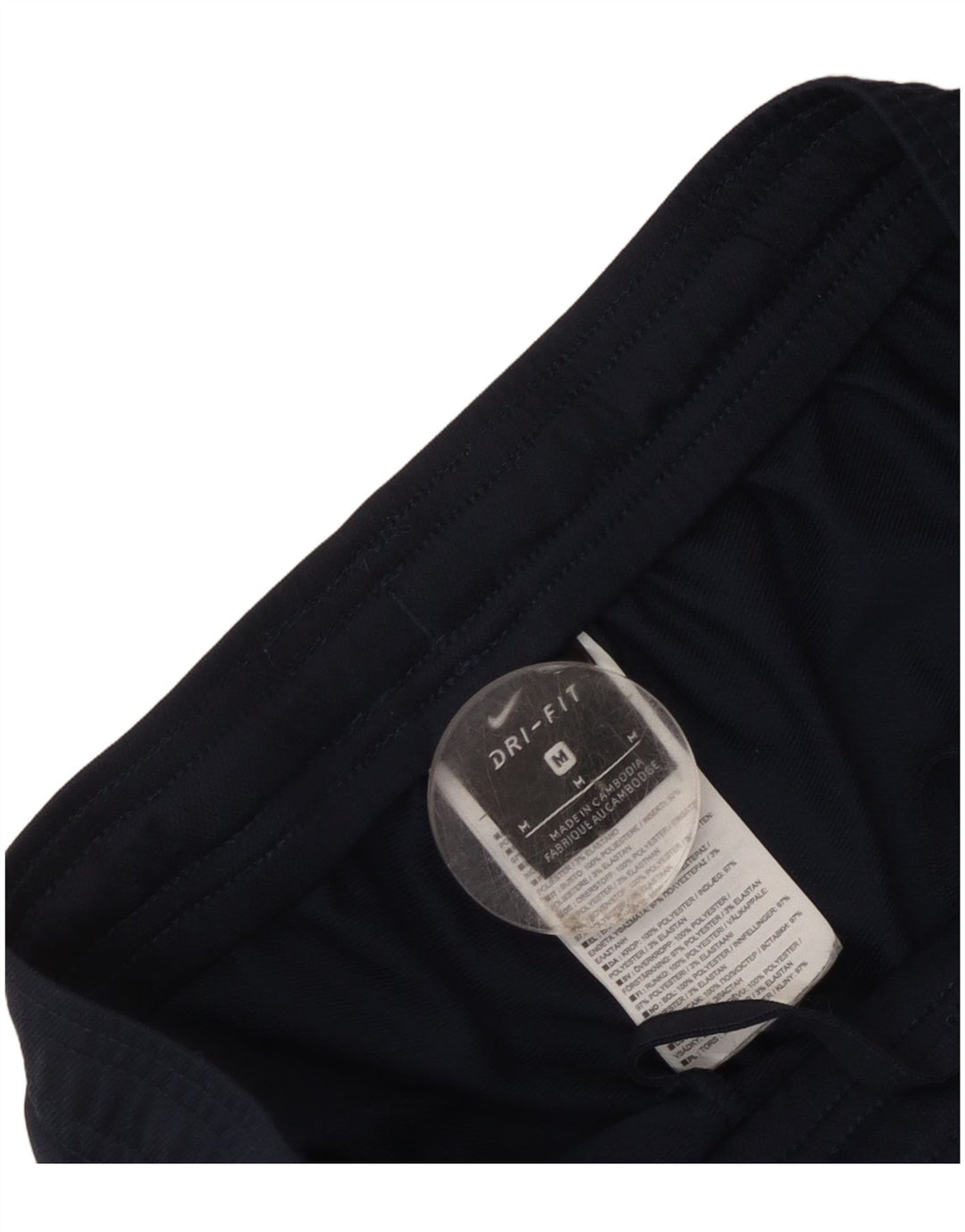 Nike Mens Malaga Graphic Tracksuit Trousers Medium Navy Blue Colourblock