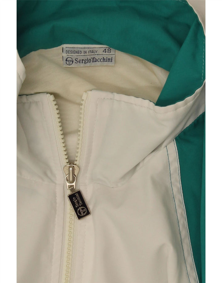 Sergio Tacchini Mens Graphic Full Tracksuit IT 48 Small  Green Colourblock