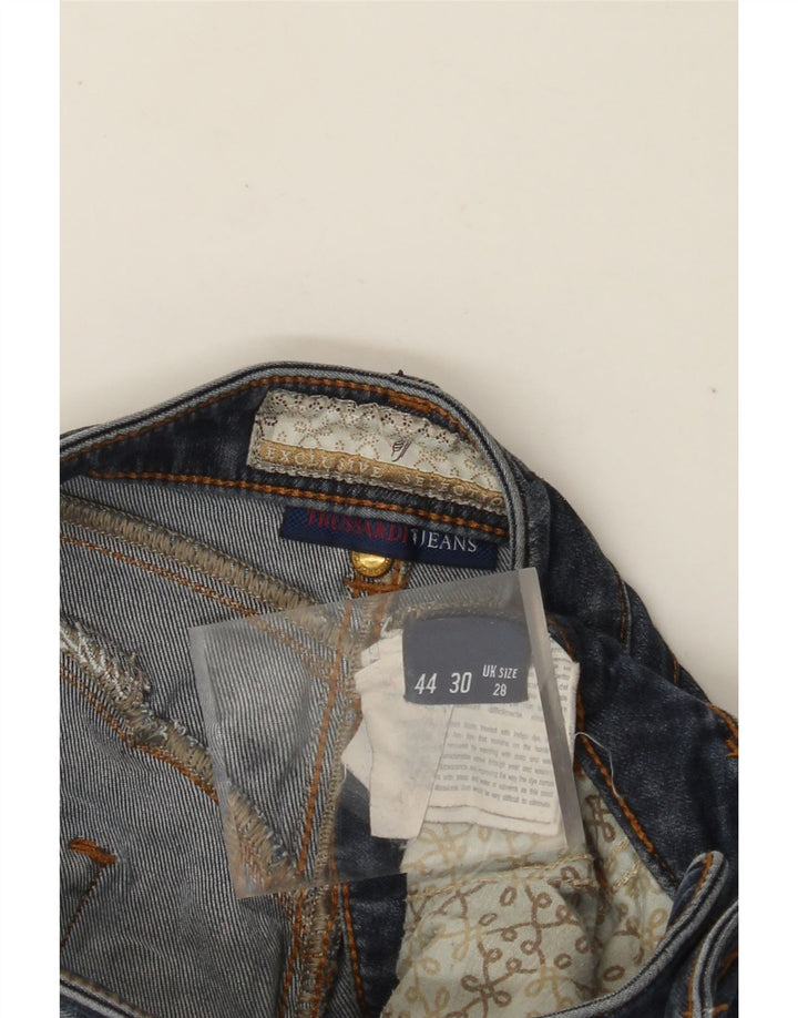 TRUSSARDI Womens Slim Jeans IT 44 Medium W28 L32 Blue