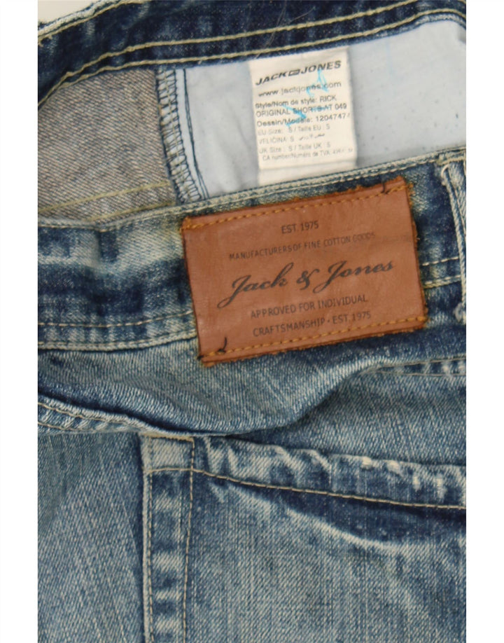 JACK & JONES Mens Denim Shorts Small W29 Blue Vintage Jack & Jones and Second-Hand Jack & Jones from Messina Hembry 