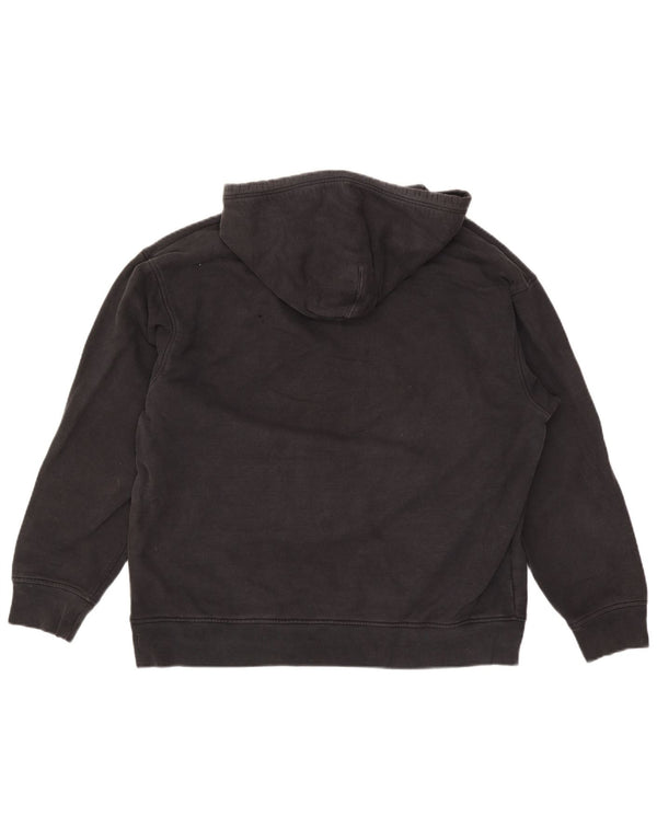 Levi's Herren-Kapuzenpullover mit grafischer entspannter Passform, groß, aus schwarzer Baumwolle