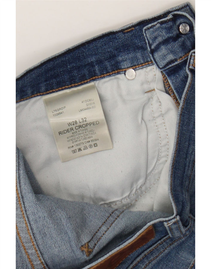 LEE Womens Rider Cropped Jeans W28 L27 Blue Cotton Vintage Lee and Second-Hand Lee from Messina Hembry 
