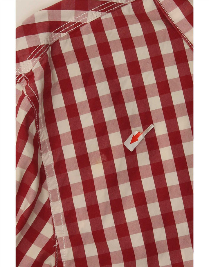 Chemise Homme Fat Face XL Coton Vichy Rouge