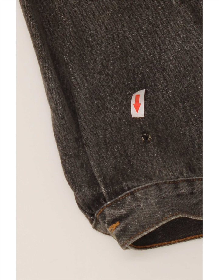 S.Oliver Chaqueta Vaquera Extragrande para Mujer UK 10 Small Gris Algodón