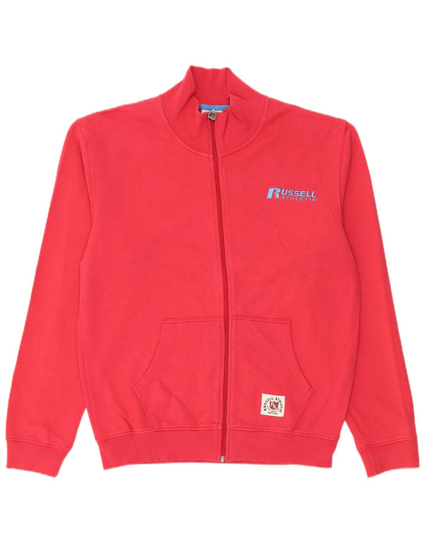 Russell Athletic Veste de survêtement pour homme Petit coton rouge