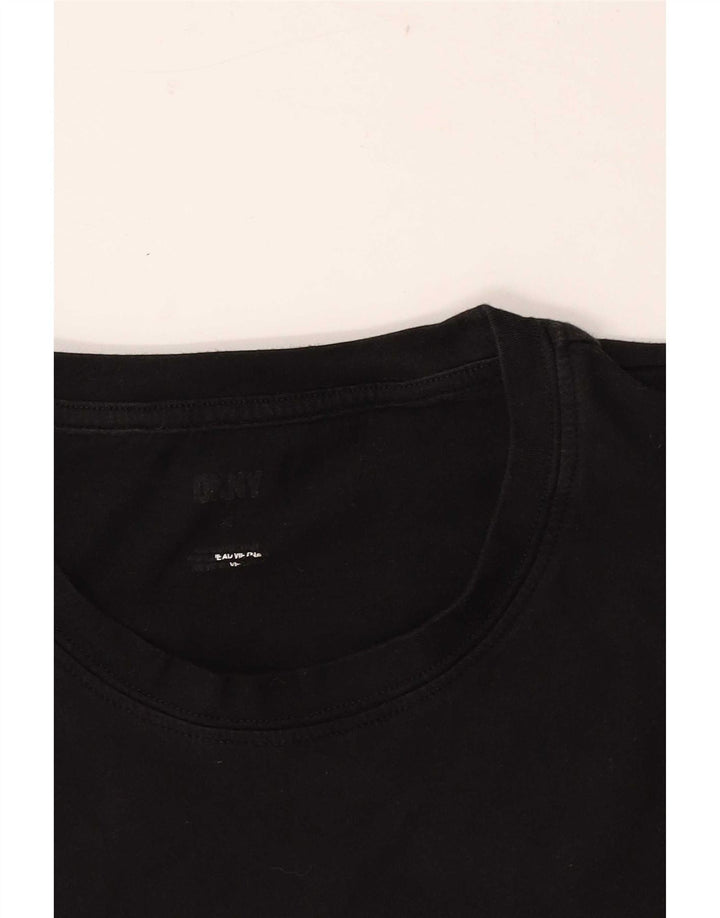 Ανδρικό γραφικό T-Shirt Dkny Top Medium Μαύρο