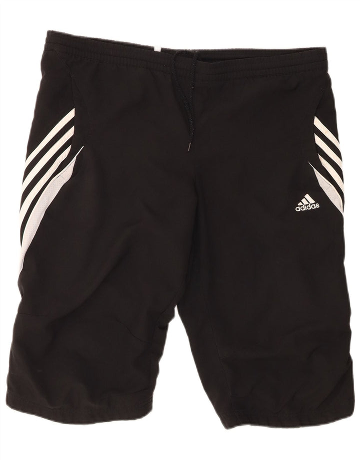 ADIDAS Mens Clima 365 Sport Shorts Large Black Colourblock Polyester