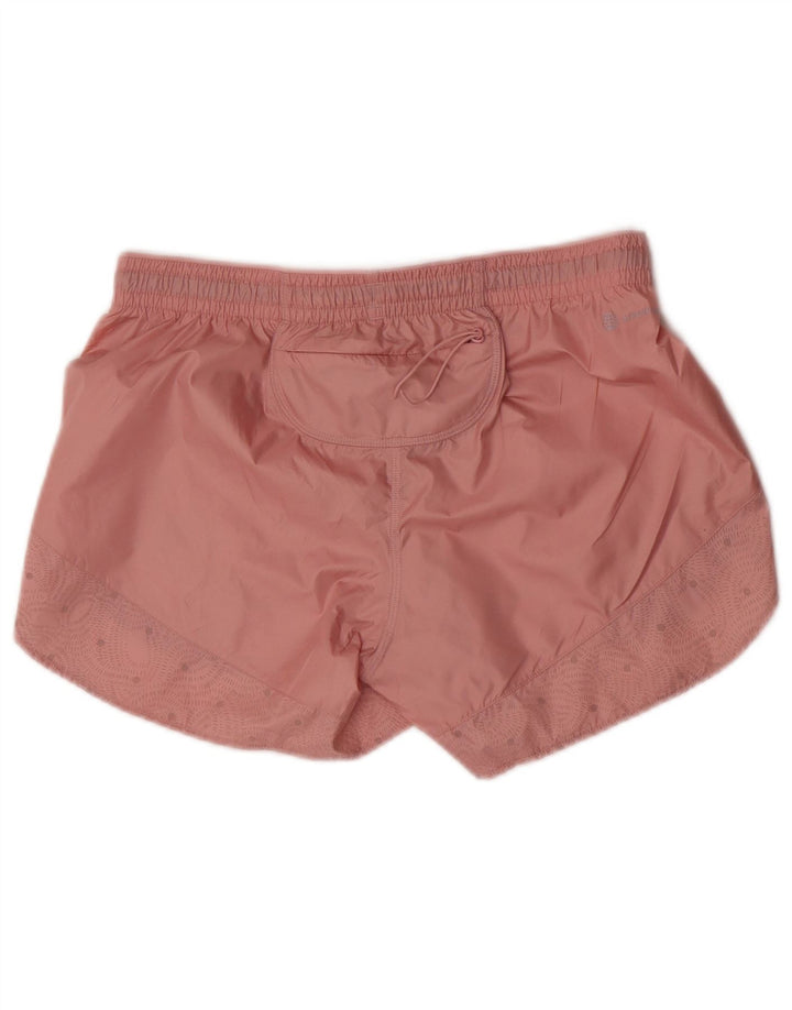 Adidas Damen Running Sport Shorts UK 8 Small Rosa Polyester