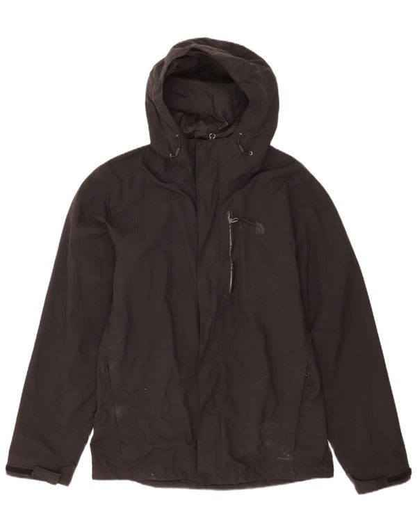 Ανδρικό μπουφάν βροχής με κουκούλα North Face UK 36 Small Black Nylon