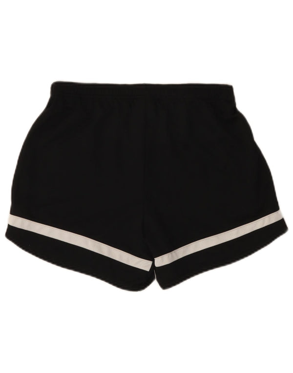 Nike Damen Sportshorts UK 8 Small Schwarz Colourblock Polyester