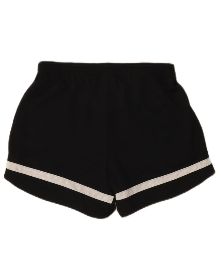 Pantaloncini sportivi da donna Nike UK 8 Small Nero Poliestere color block