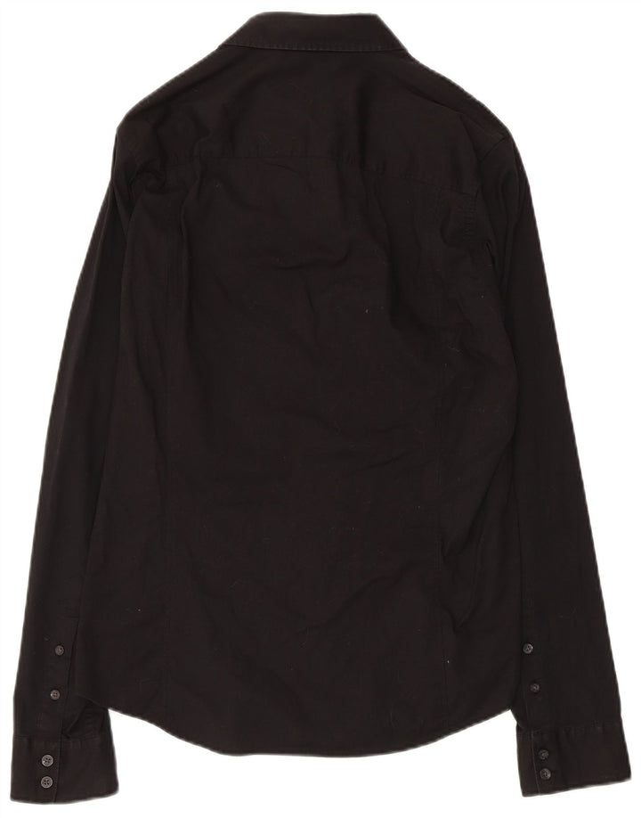 Camicia da uomo Calvin Klein Jeans nera media