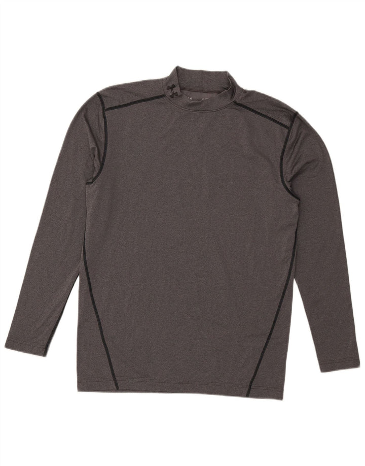 Under Armour Herren Cold Gear Graphic Top Langarm XL Grau