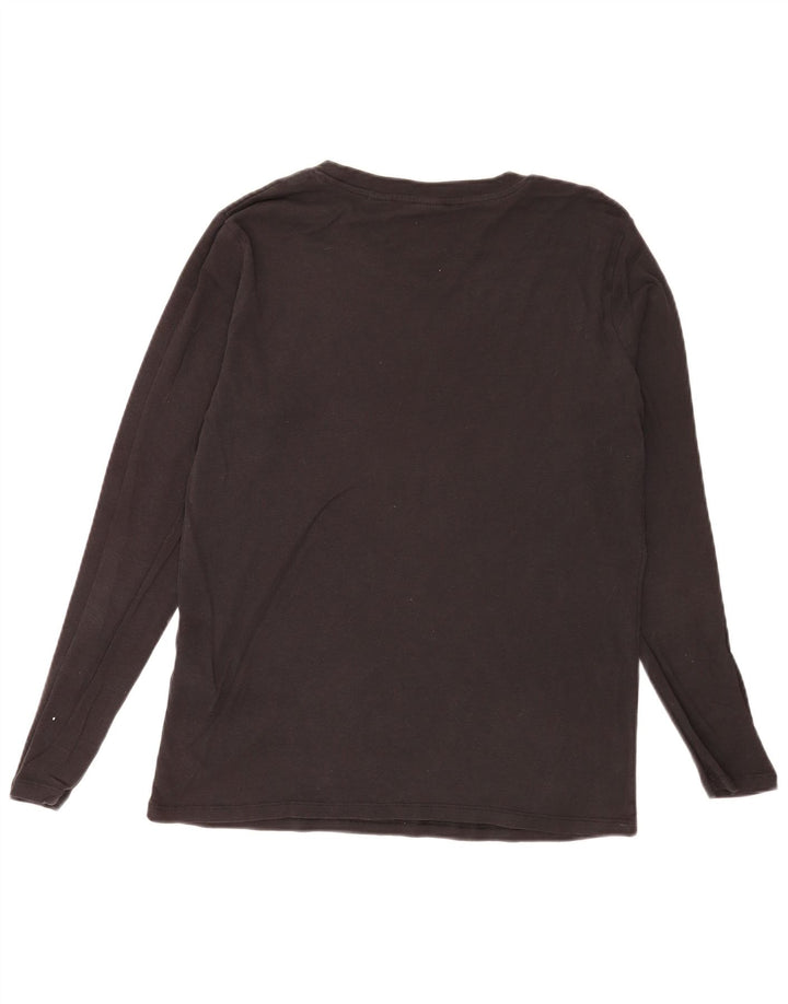 Levi's Damen Top Langarm UK 18 XL Schwarz Baumwolle