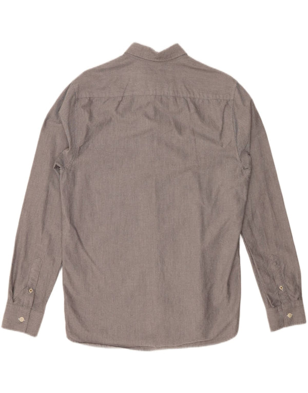 TED BAKER Mens Shirt Size 3 Medium Grey Cotton