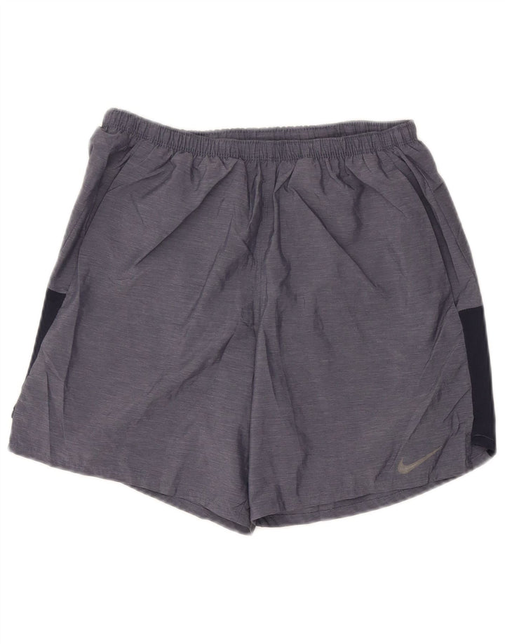 Nike Mens Dri Fit Sport Shorts Medium Grey Colourblock Polyester