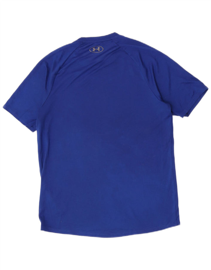 Under Armour Mens T-Shirt Top Medium Blue