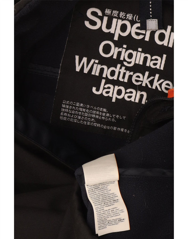 Giacca a vento Windtrekker da uomo Superdry UK 34 XS poliestere nero