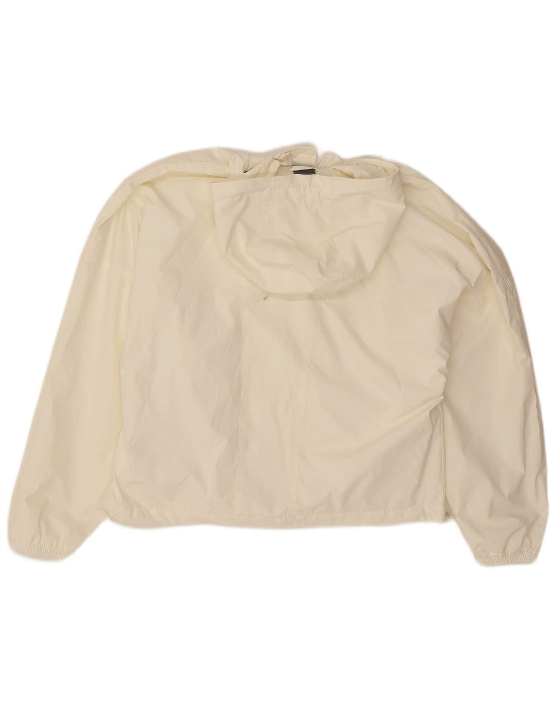New Balance Womens Oversized Hooded Windbreaker Jacket UK 14 Medium White