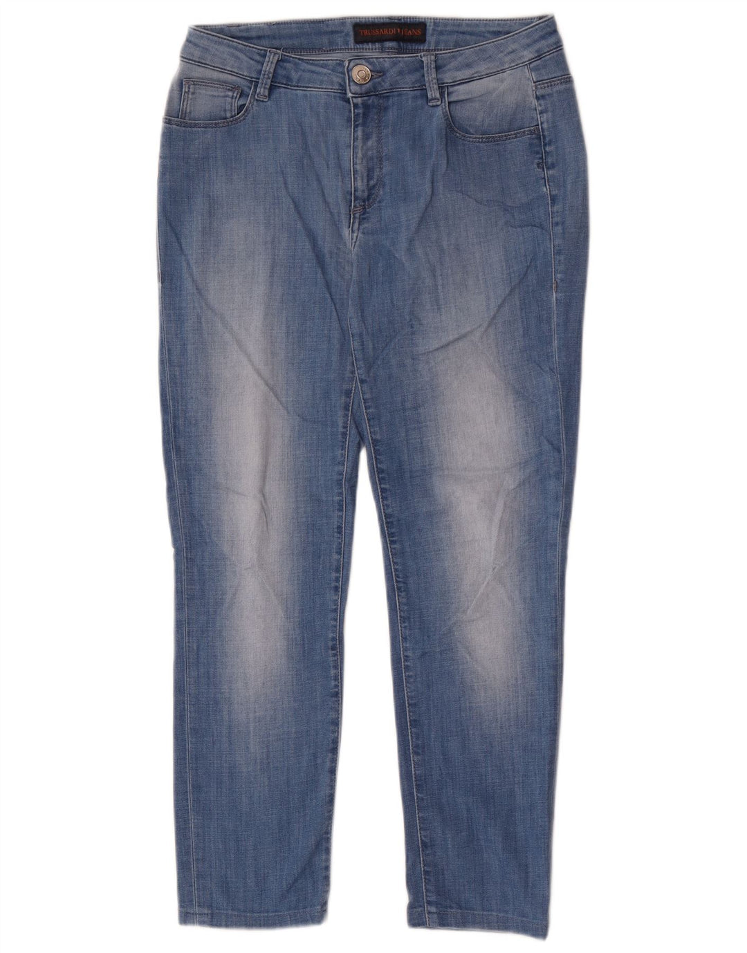 Trussardi Womens Cropped Jeans W28 L26 Blå