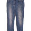 Trussardi Damen-Crop-Jeans W28 L26 Blau
