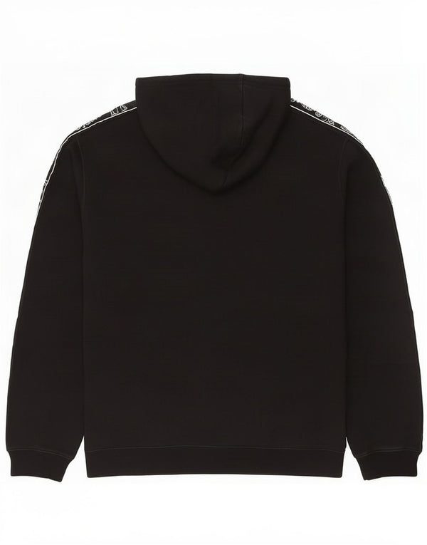 Felpa con cappuccio grafica ampia da uomo Champion Champion, cotone nero medio