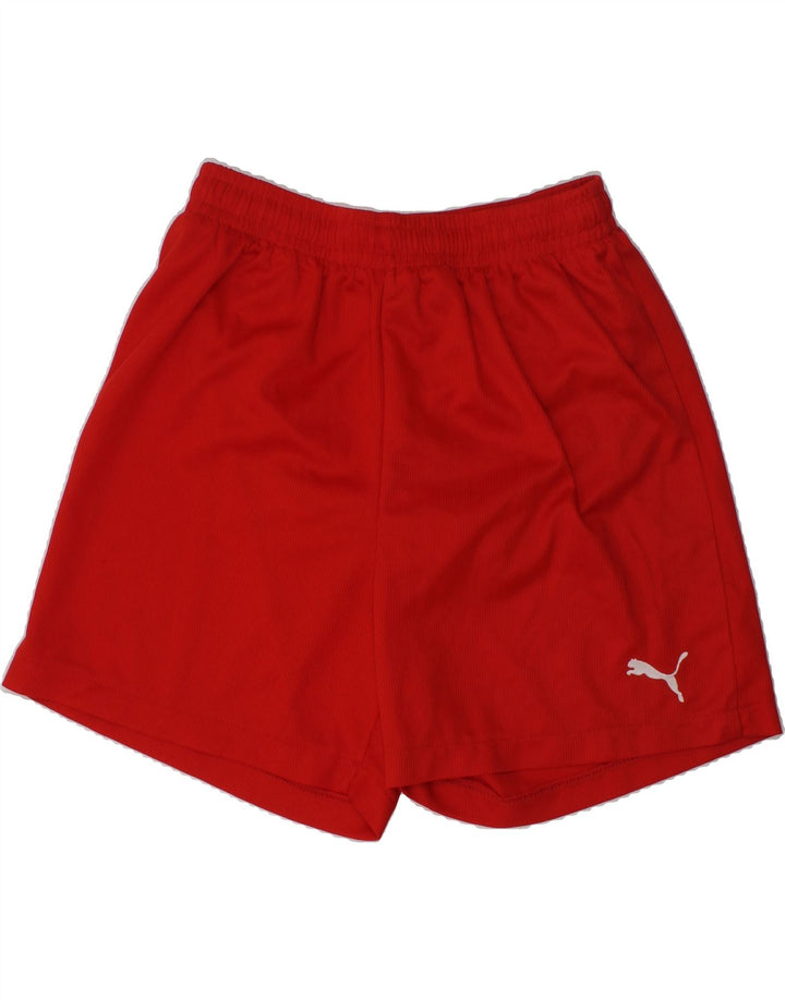 PUMA Boys Sport Shorts 13-14 Years Red Polyester | Vintage Puma | Thrift | Second-Hand Puma | Used Clothing | Messina Hembry 