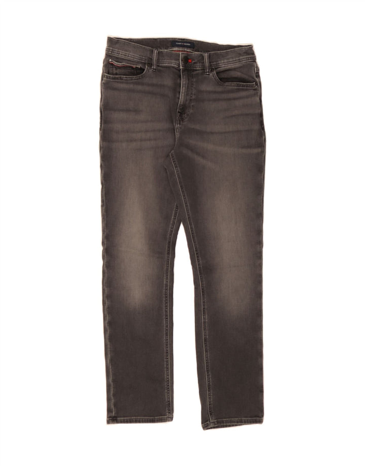TOMMY HILFIGER Womens Straight Jeans W30 L30 Grey Cotton Vintage Tommy Hilfiger and Second-Hand Tommy Hilfiger from Messina Hembry 