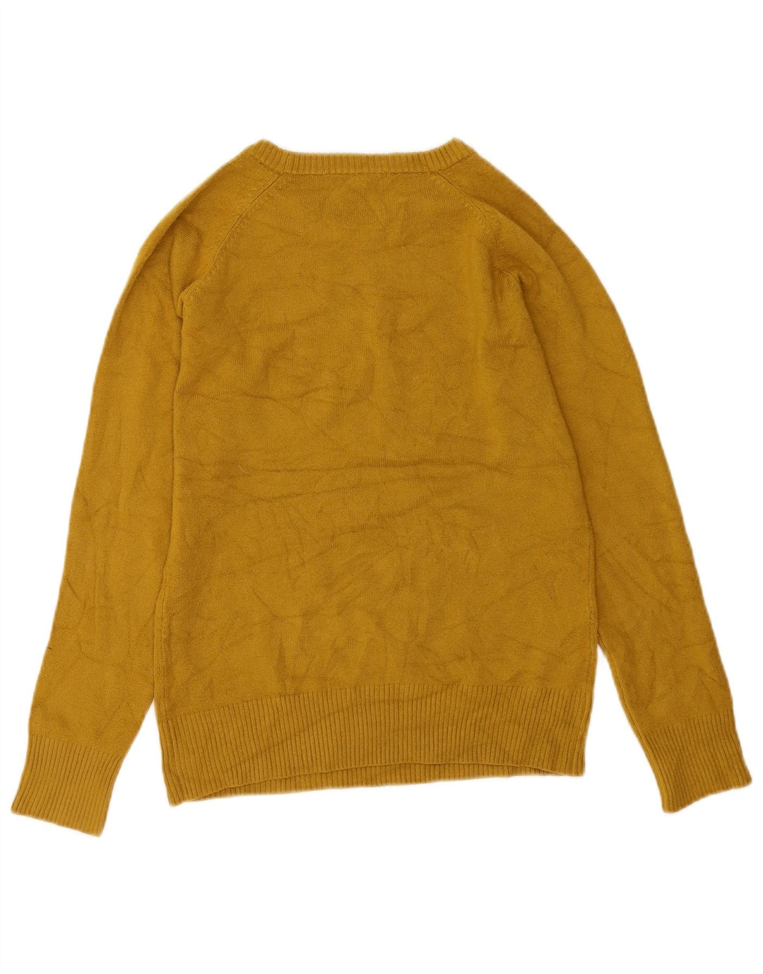 French Connection Womens Boat Neck Jumper Sweater UK 12 Medium Yellow
